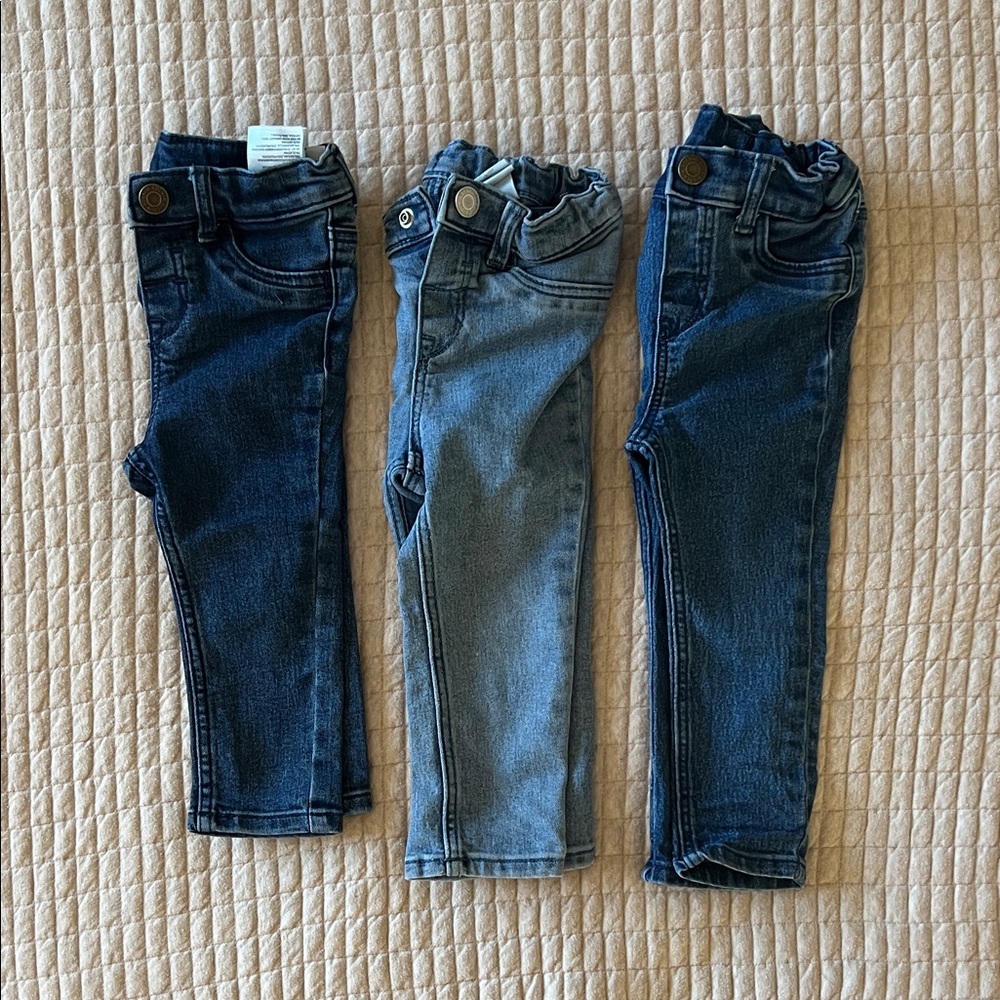 H&M Kids Jeans Trio - Dark Blue, Light Blue
